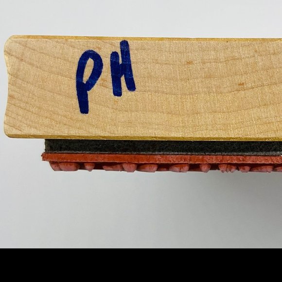 Christmas Holly Berries with Leaves Wood Stamp - Picture 5 of 5